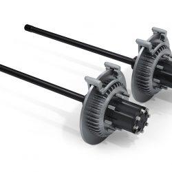 Jeep JK Rear CRD60 8-Lug Full-Float Conversion Kit w/ Performance Rotors for 3 Inch Tube 07-18 Wrangler JK TeraFlex