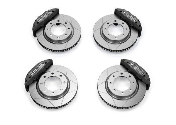 JL/JLU-JK/JKU: Delta Brake Kit Front and Rear 8x6.5 Inch Bolt Pattern For 07-18 Jeep JK/JKU Wrangler. For 19-Current Jeep JL/JLU. 2020-Current Jeep JT Gladiator