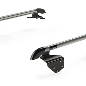 Jeep JK 2 Door Nebo Roof Rack Main Rail Kit Silver 07-18 Wrangler JK TeraFlex