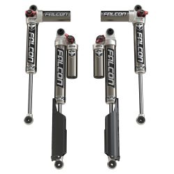 Jeep JL Piggyback Shocks Falcon SP2 3.3 Fast Adjust 0-1.5 Inch Lift All 4 For 10-Pres Wrangler JL 2 Door TeraFlex