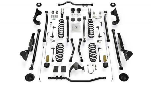 Jeep JK Long Arm Suspension 4 Inch Alpine RT4 System No Shock Absorbers For 07-18 Wrangler JK 2 Door TeraFlex