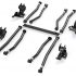 Jeep JL Long Control Arm Alpine IR and Bracket Kit 8-Arm Adjustable 3-6 Inch Lift For 10-Pres Wrangler JL 4 Door TeraFlex