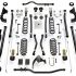 Jeep JK Long Arm Suspension 4 Inch Alpine RT4 System No Shock Absorbers For 07-18 Wrangler JK 4 Door TeraFlex