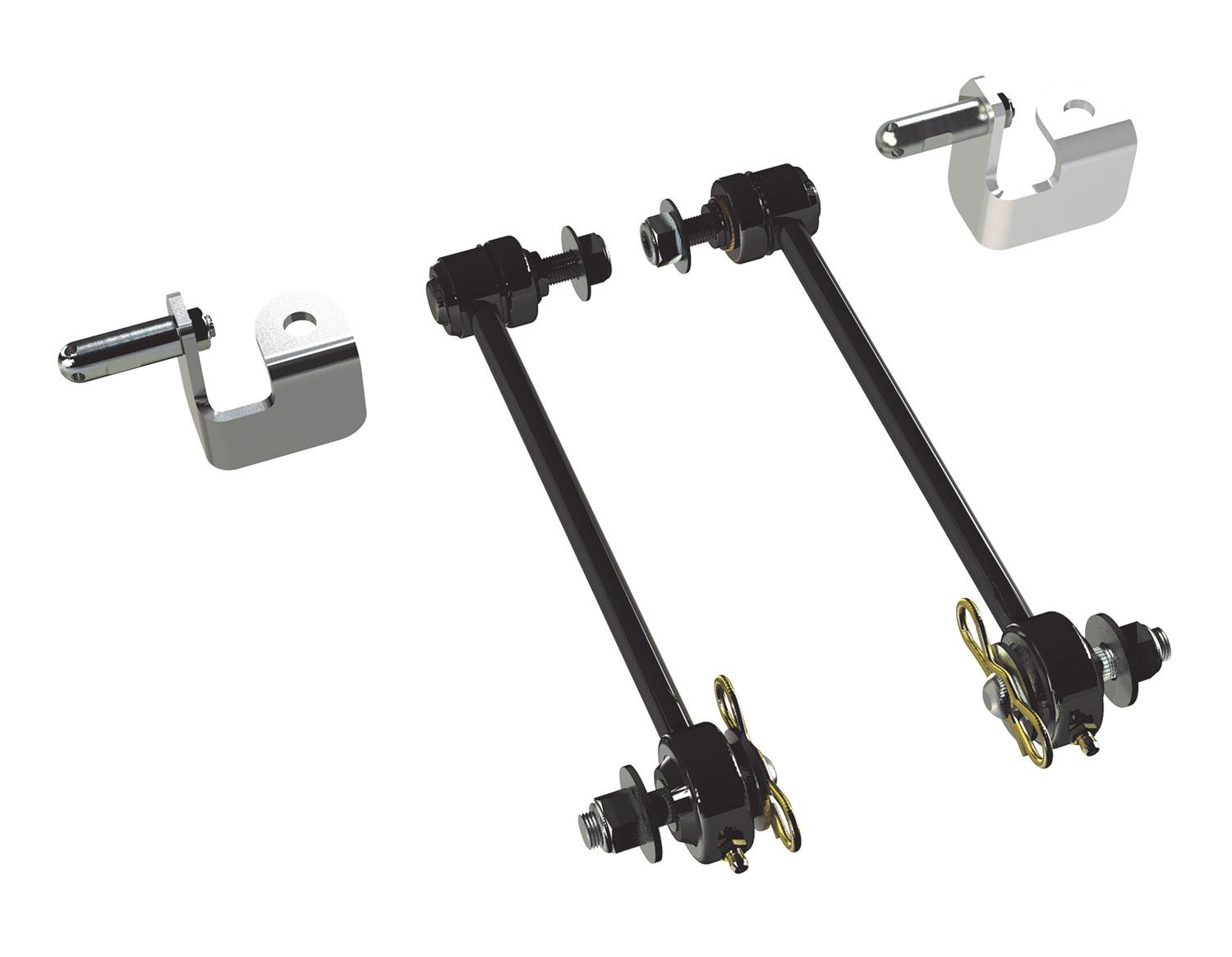 Jeep JK/JKU  Inch Lift Front Sway Bar Quick Disconnect Kit 8-1/2 Inch  07-18 Wrangler JK/JKU TeraFlex - Teraflex Europe