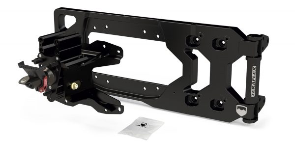 Jeep JL Alpha HD Hinged Spare Tire Carrier and Adjustable Spare Tire Mount Kit - 5x5 Inch TeraFlex
