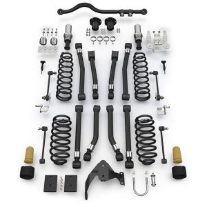 Jeep JK Short Arm Suspension 3 inch Alpine RT3 System No Shock Absorbers For 07-18 Wrangler JK 4 Door Teraflex