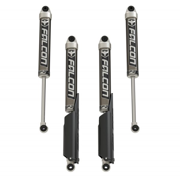 Jeep Gladiator Monotube Shocks Falcon SP2 2.1 0-1.5 Inch Lift All 4 For 20-Pres Gladiator TeraFlex