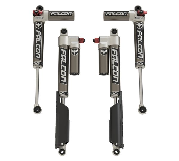 Jeep Gladiator Piggyback Shocks Falcon SP2 3.3 Fast Adjust 0-1.5 Inch Lift All 4 For 20-Pres Gladiator TeraFlex