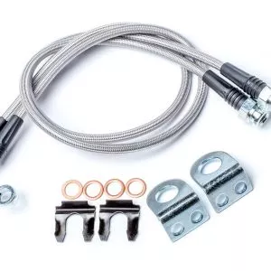 Jeep JK/JKU and TJ/LJ 26 Inch Front Brake Line Kit Pair 07-18 Wrangler JK/JKU TeraFlex