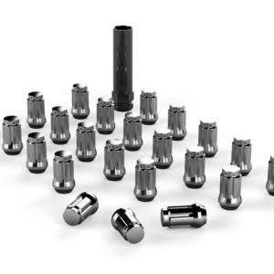 Spline Drive Lug Nut Kit 1/2 Inchx20 Chrome 23 pcs TeraFlex Europe