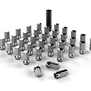 Spline Drive Lug Nut Kit 9/16 Inchx18 Chrome 36 pcs TeraFlex Europe