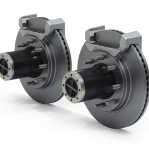 07-18 Wrangler JK Dana 30/44 Front Axle 8-Lug Locking Hub Conversion Kit w/ Vented Big Rotors TeraFlex Europe